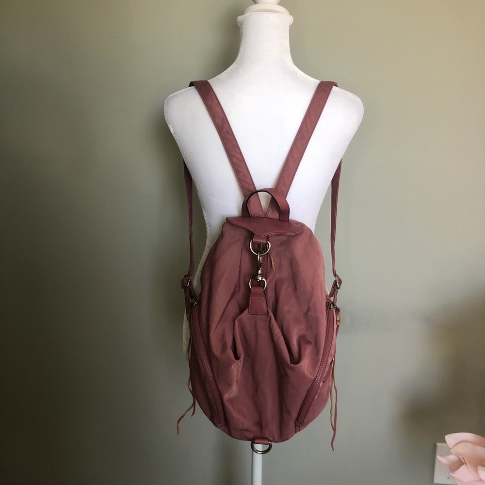 REBECCA MINKOFF dark pink nylon bag pack for women - Picture 6 of 9